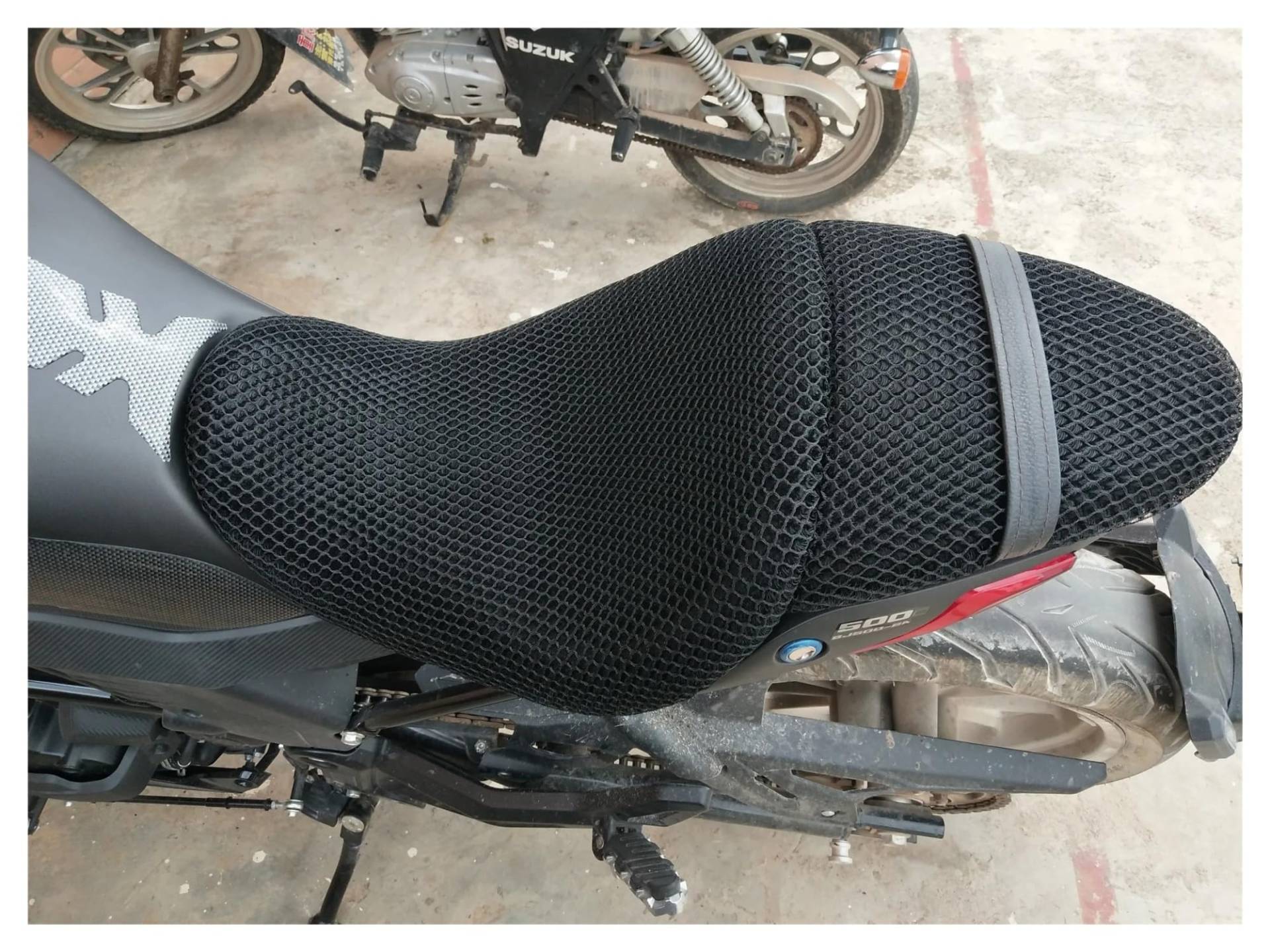 Motorräder Sitzpolster Motorrad-Set Sitzbezug Pad Guard Wärmedämmung Atmungsaktives Netz Für Be&Nelli 502c 502 C Motorradkissen Motorräder Sitzpolster Motorrad-Set Sitzbezug Pad Guard Wärmedämmung Atmungsaktives Netz Für Be&Nelli 502c 502 C Motorradkissen von OSNFTXPED