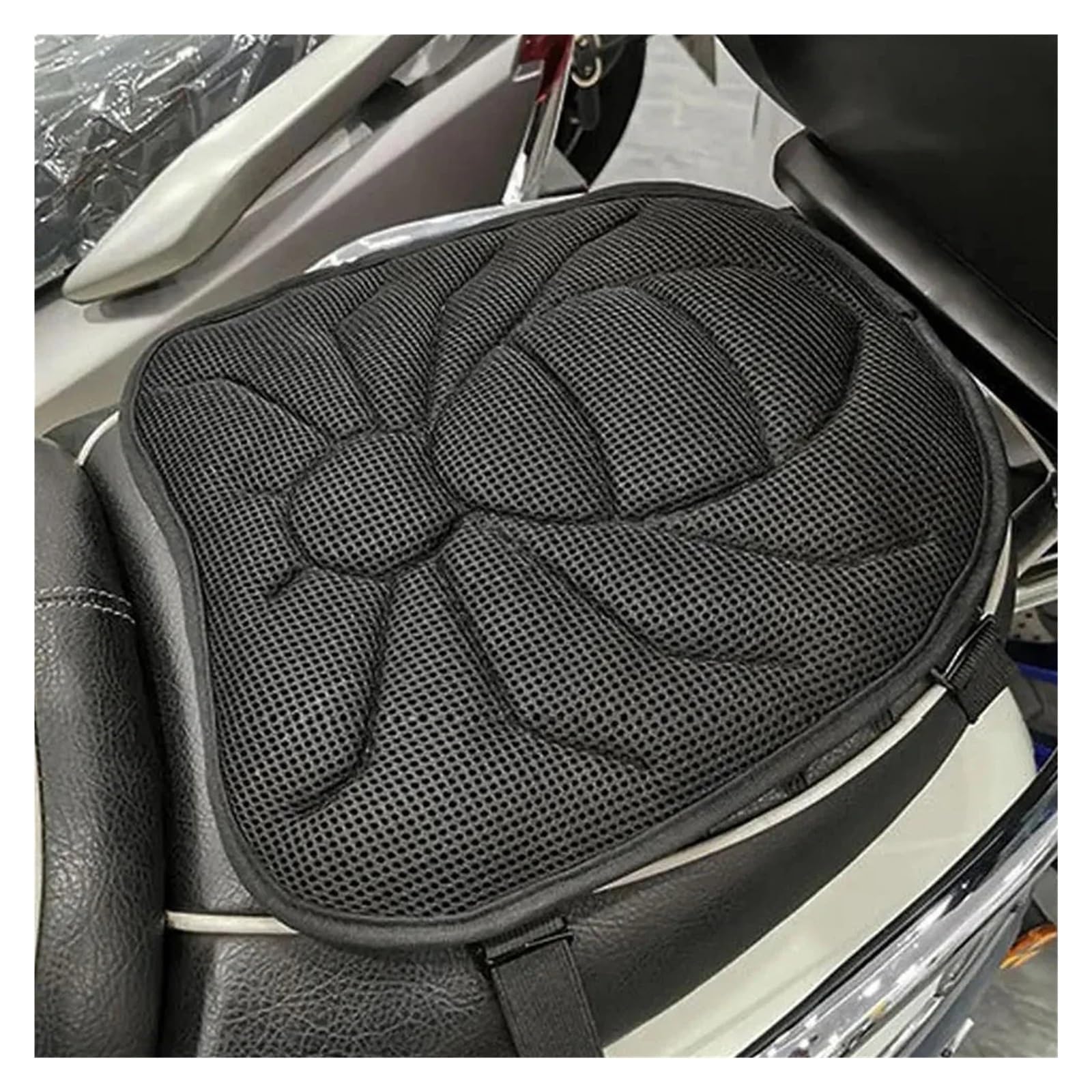 Motorräder Sitzpolster Motorrad-Sitzbezug-Kissen 3D-Komfort-Dekompressionsbezug Absorbierendes Druckentlastungskissen Motorradzubehör Motorräder Sitzpolster Motorrad-Sitzbezug-Kissen 3D-Komfort-Dekompressionsbezug Absorbierendes Druckentlastungskissen Motorradzubehör von OSNFTXPED
