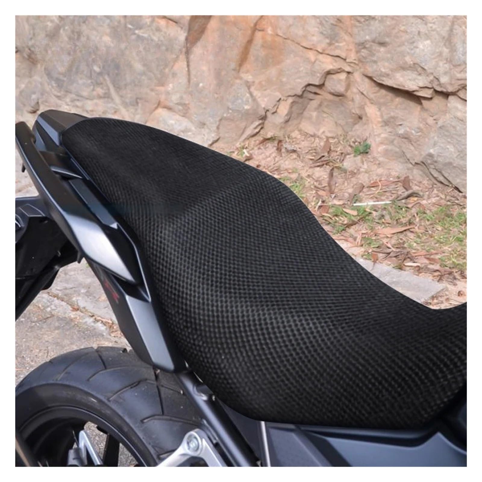 Motorräder Sitzpolster Motorradzubehör Anti-Rutsch-Sitzbezug Aus 3D-Mesh-Gewebe, Atmungsaktiv, Wasserdicht, Kissen Für Ho&nd&a CB500X CB500 X CB 500 X Motorräder Sitzpolster Motorradzubehör Anti-Rutsch-Sitzbezug Aus 3D-Mesh-Gewebe, Atmungsaktiv, Wasserdicht, Kissen Für Ho&nd&a CB500X CB500 X CB 500 X von OSNFTXPED