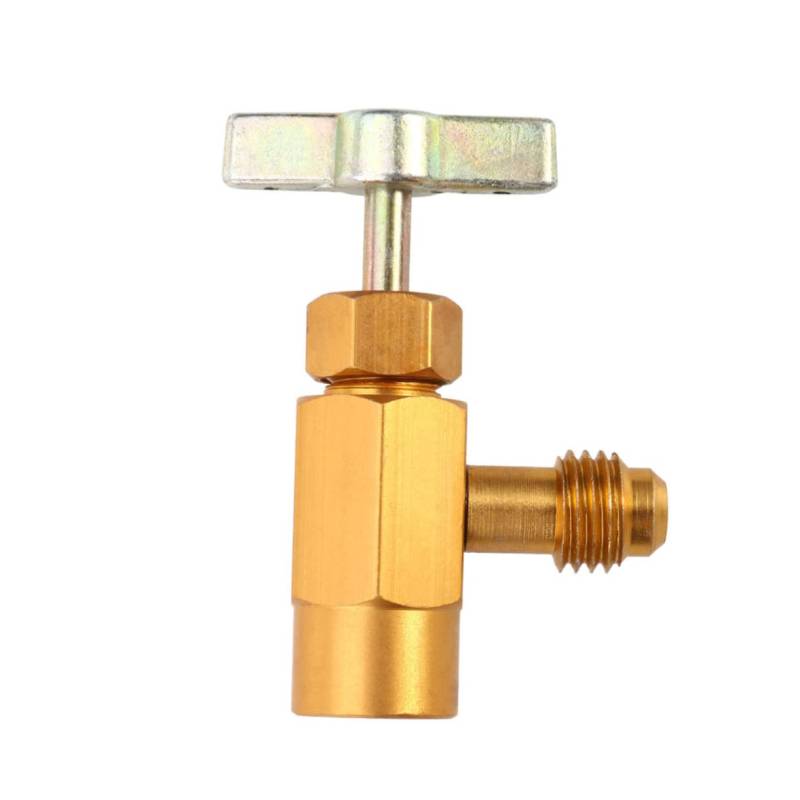 OSOLADY 134A R Kältemittel Flaschenöffner mit Gewinde für R Dosen Langlebiges Material Einfache Installation und Anwendung Ventilwerkzeug von OSOLADY