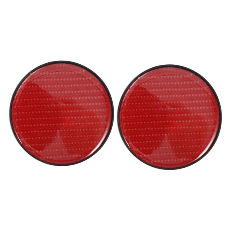 OSOLADY 2 Stück Auto Achterbahn Fahrzeugbechermatte Getränkehalter Im Büro Home Cup Coaster Büro -Pokal -untersetzer Anti -Slip -Matte Fahrzeuggetränkehalter Getränkehaltermatte Rot PVC von OSOLADY