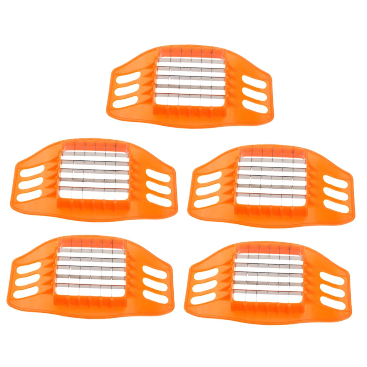 OSOLADY 5 Stück Kartoffelschneider Kartoffelwürfelr Handgehaltener Obstzerkleinerer Kartoffelhacker Gemüsewürfelschneider Kartoffeln Slicer Hersteller Von Pommes Frites Pp Orange von OSOLADY