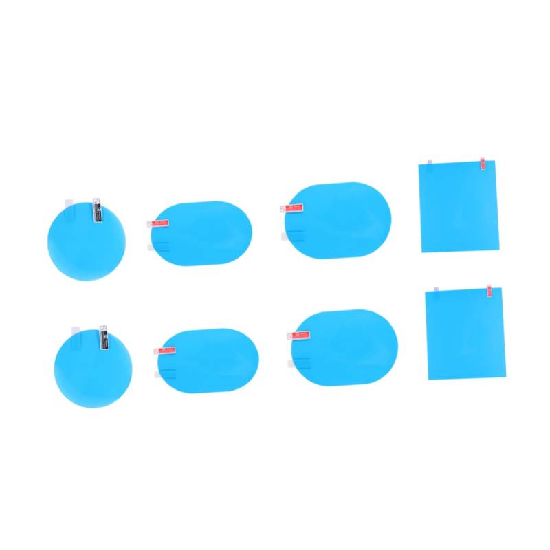 OSOLADY 8 Stück Auto Rückspiegelfolie Wasserdichte Spiegelfolie Autospiegelfolie Autospiegelaufkleber Rückspiegelaufkleber Schutzfolie Für Auto Blau von OSOLADY
