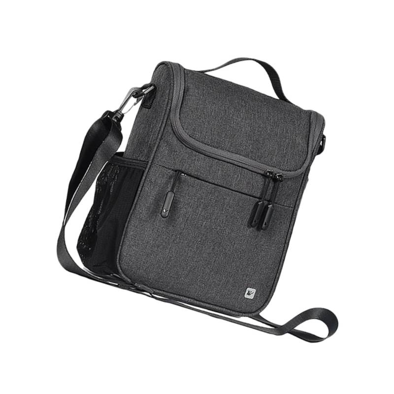 OSOLADY Fahrradlenkertasche Mit Großem Fassungsvermögen Multifunktionale Fahrradtasche Für Bikes Und Fahrräder Zu Montieren Für Handy Und Geldbörse Dunkelgrau von OSOLADY