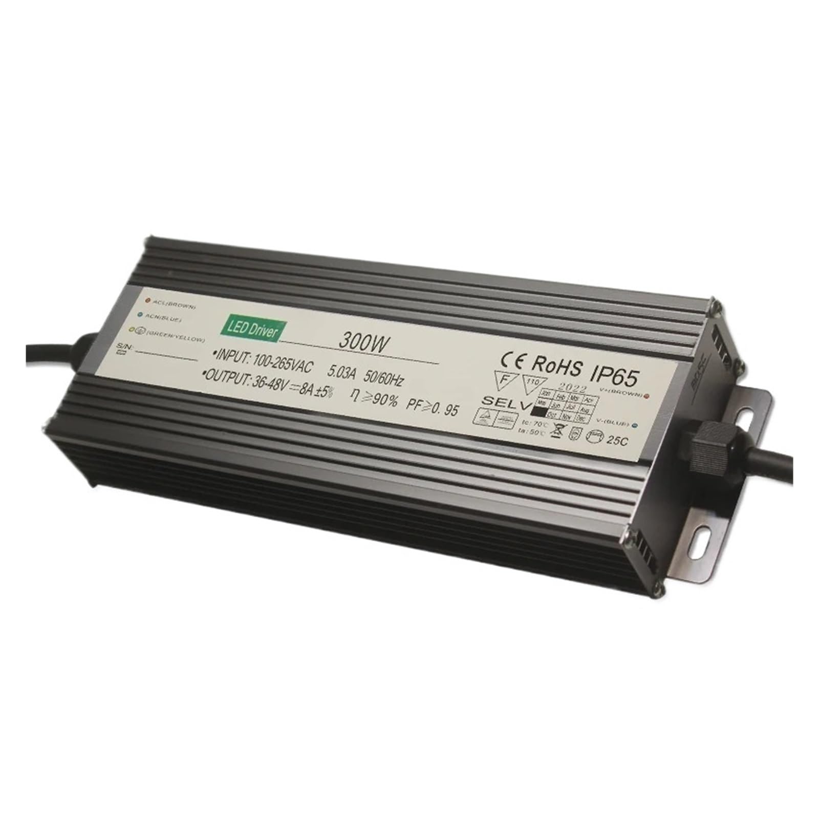 Wasserdichter Beleuchtungstransformator für Bühnenlicht 150W 300W 400W AC zu DC 26V 30V 36V 48V Netzteil LED-Treiber 5A 8A 12A (150Watts) von OSQZHBFE