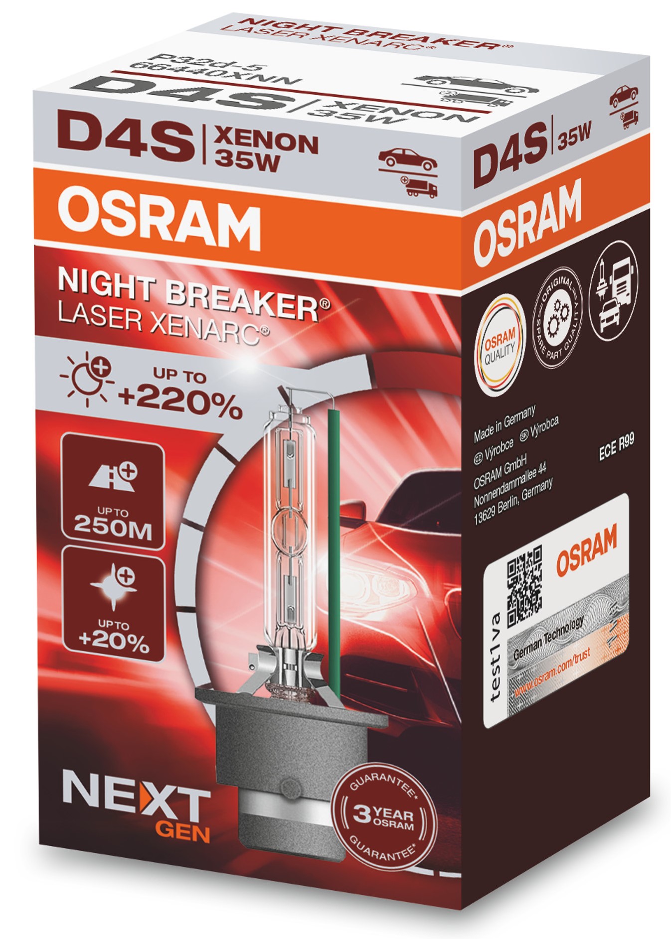 1 Stück OSRAM NIGHT BREAKER LASER Lampen Birnen für Xenon Scheinwerfer / Fassung D4s 1 Stück OSRAM NIGHT BREAKER LASER Lampen Birnen für Xenon Scheinwerfer / Fassung D4s von OSRAM GmbH