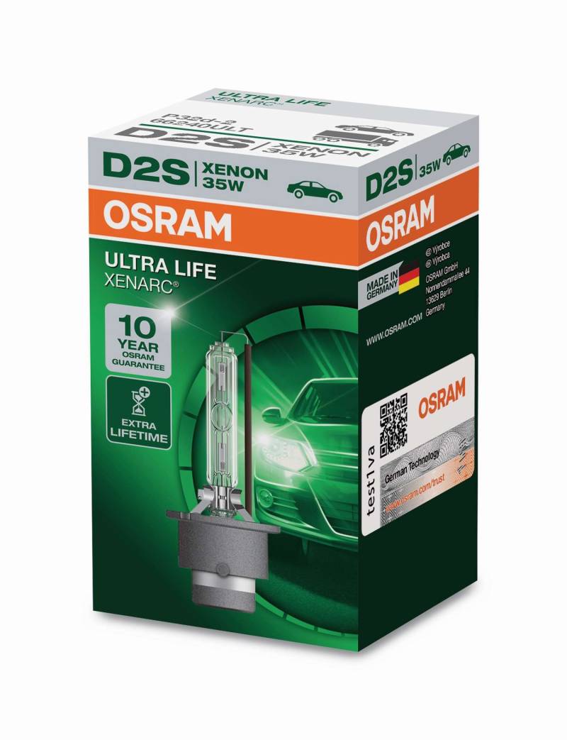 1 Stück OSRAM ULTRA LIFE Lampen Birnen für Fassung D2S 35W von OSRAM GmbH