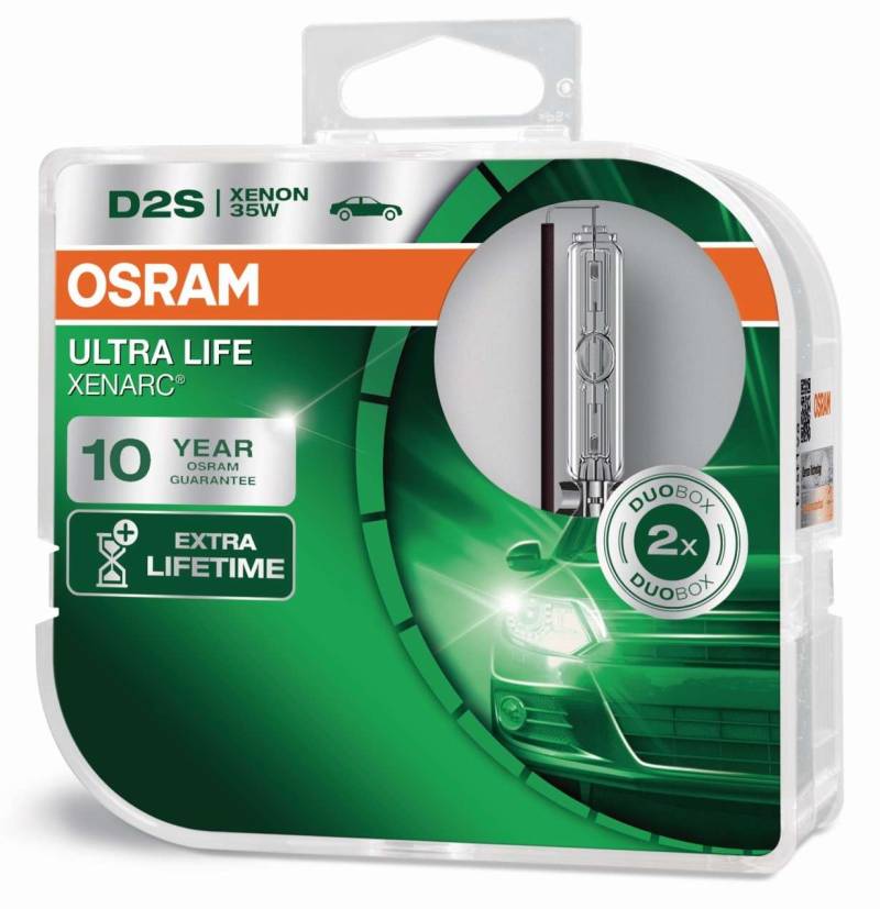 2 Stück OSRAM ULTRA LIFE Lampen Birnen für Fassung D2S 35W von OSRAM GmbH