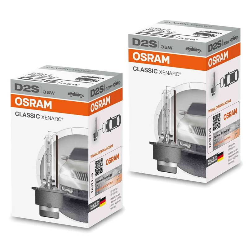 2x Original OSRAM Xenarc Classic D2s 35W Xenon Brenner Lampe Birne Scheinwerfer von OSRAM GmbH