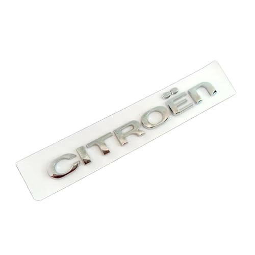 Auto Emblem für Citroen C3 2009-2013, Badge Autoaufkleber Logo Lenkrad Trunk Motorhaube Selbstklebende Kompatibel ABS Zubehör,A von OSWINT