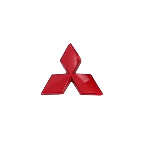 Auto Emblem für Mitsubishi, Badge Autoaufkleber Logo Lenkrad Trunk Motorhaube Selbstklebende Kompatibel ABS Zubehör,B-L von OSWINT