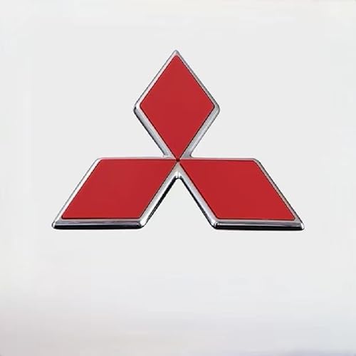 Auto Emblem für Mitsubishi Colt Z30 2004-2012, ABS Abzeichen Dekoration Aufkleber Car Sticker Ersetzen Sie Logo Auto-Styling Auto Body Dekoratives Auto Zubehör,L von OSWINT