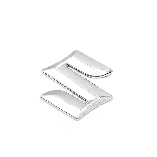 Auto Emblem für Suzuki Baleno 2019 2020 2021 2022, Badge Autoaufkleber Logo Lenkrad Trunk Motorhaube Selbstklebende Kompatibel ABS Zubehör,B von OSWINT