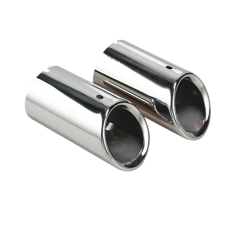 OTBEHUWJ 2 Stück Auto-Auspuffkrümmer Aus Edelstahl Endrohr Endschalldämpfer Für A4 2009–2012 Q5 2010–2012 Auspuffrohr von OTBEHUWJ