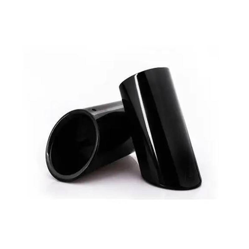 OTBEHUWJ 2 Stück Endrohr Für Auspuffendrohr Auto-Auspuffrohrabdeckung Schalldämpferspitze Für A1 A3 A4L A5 A6L Q3 Q5 Auspuffrohr(Black) von OTBEHUWJ