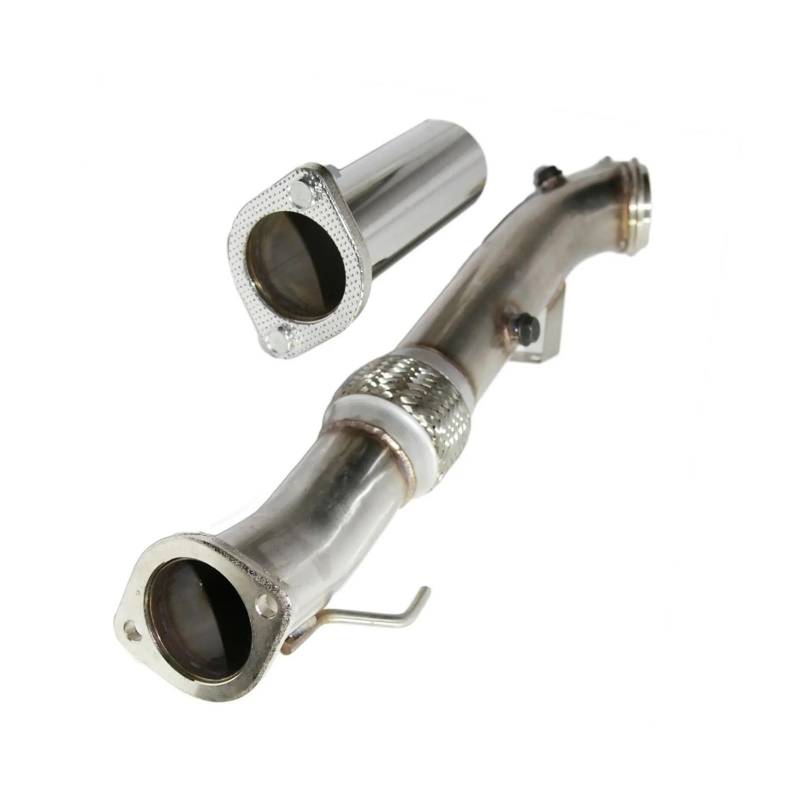 OTBEHUWJ 3" Edelstahl-Auspuffrohr Für F&ord Für Focus ST Schrägheck 4-Türer 2.0T 2013 2014 2015 2016 2017 Auspuffrohr von OTBEHUWJ
