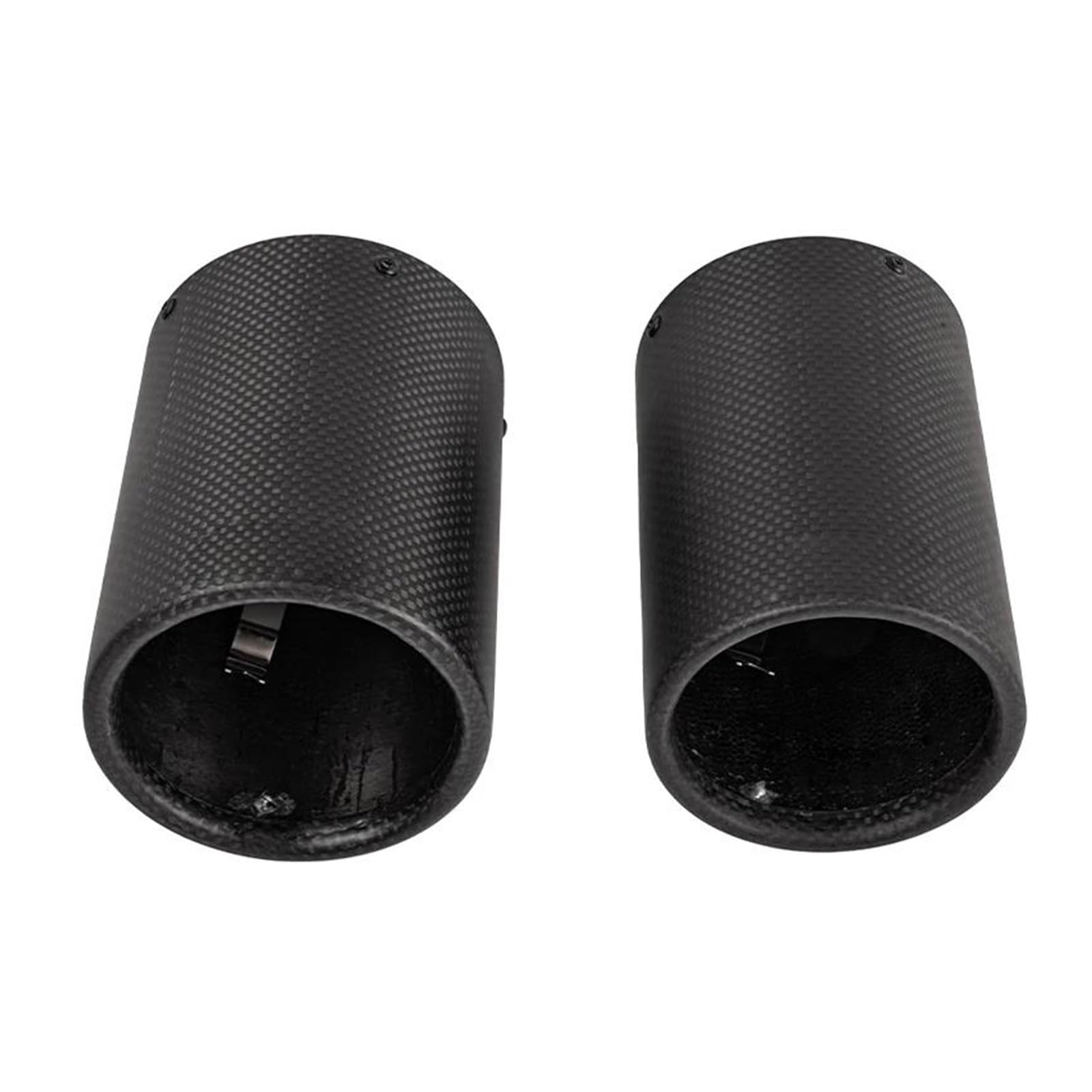 OTBEHUWJ 76 Mm Einlass-Auspuffrohr Aus Kohlefaser Für Autoauspuff-Schalldämpfer Für R&Ange R&Over Für Evoque 2015-2018 Auspuffrohr(Matte) von OTBEHUWJ
