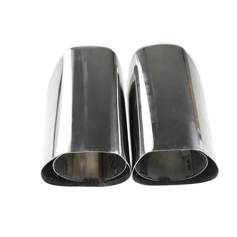 OTBEHUWJ Auto Auspuffblende Edelstahl Auspuffrohr Schalldämpfer Endrohr Für Volvo XC60 V60 S60 XC90 Auspuffrohr von OTBEHUWJ