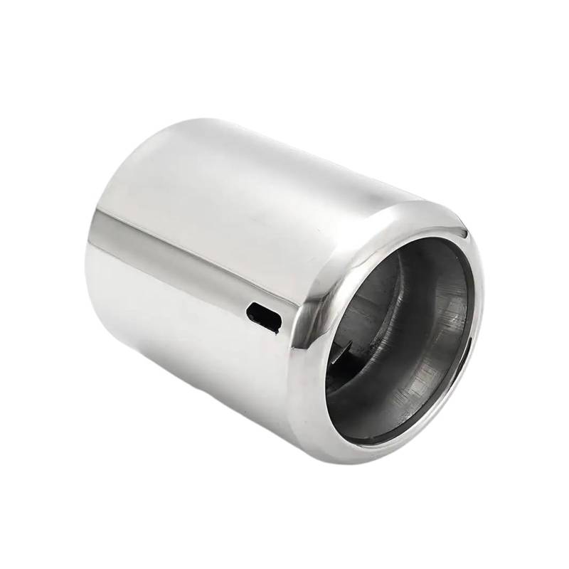 OTBEHUWJ Autoauspuff-Endrohr Rund Edelstahlrohr Auspuffendrohr Endrohrabdeckung Für Mazda CX30 CX-30 2020 2021 2022 Auspuffrohr(Silver 1Pcs) von OTBEHUWJ