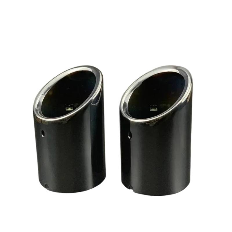 OTBEHUWJ Autoauspuffendrohr Endrohr Endrohr Dekoration Für A5 8T 8F 2008-2018 A6 C7 C8 2012 2013 2014 2015 2016 2017 2018 Auspuffrohr(Black) von OTBEHUWJ