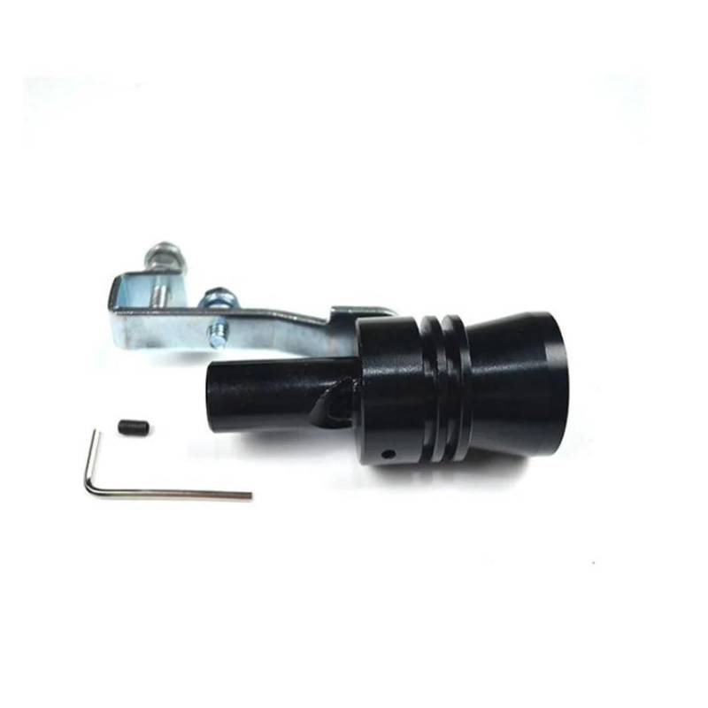 OTBEHUWJ Autoauspuffrohr Turbo Sound Whistle Für VW Für Polo Für Jetta Für Golf 7 5 6 Für P&assat B5 B6 B7 Auspuffrohr(Black) von OTBEHUWJ