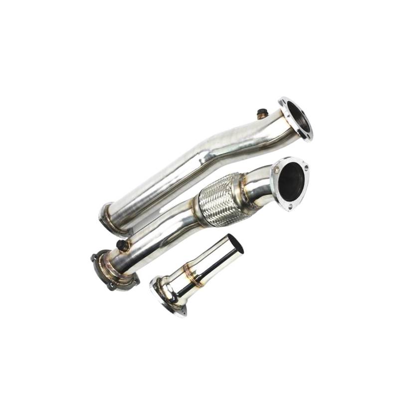 OTBEHUWJ Für A3 S3/TT Für Quattro MK1 1.8T 1998 1999 2000 2001 2002 2003 2004 2005 2006 3,0-Zoll-Auspuffrohr Ohne Katalysator Auspuffrohr von OTBEHUWJ