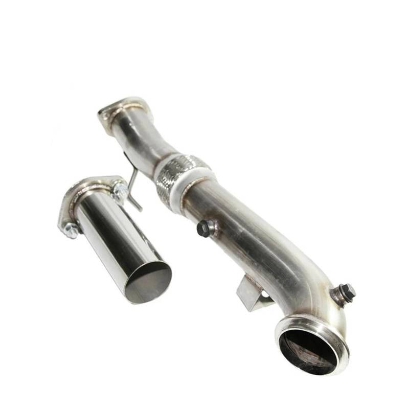 OTBEHUWJ Für F&ord Für Focus ST Schrägheck 4-Türer 2.0T 2013 2014 2015 2016 2017 3" Edelstahl-Auspuffrohr Auspuffrohr von OTBEHUWJ