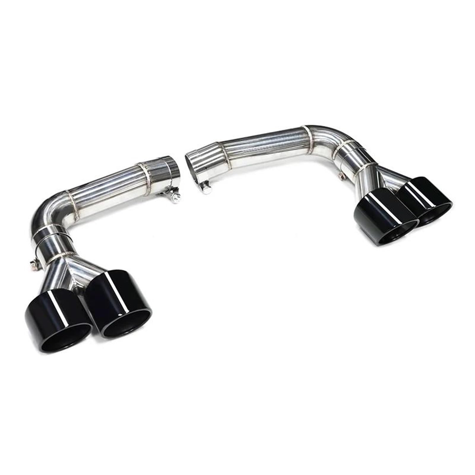 OTBEHUWJ Für Q8 2020 2021 2022 Up SQ8 Quad Auto Auspuff Spitze Schalldämpfer Spitze Auspuff System Endrohr Tunning Düse Auspuffrohr(Black) von OTBEHUWJ