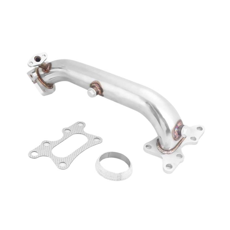 OTBEHUWJ Turbo-Auspuffkrümmer Aus Edelstahl Catback-Fallrohr Für Civic 2006 2007 2008 2009 2010 2011 EX LX 2/4DR FG FA R18A Auspuffrohr von OTBEHUWJ
