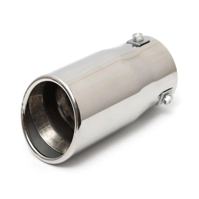 OTBEHUWJ Universal-Autoschalldämpfer Aus Stahl Und Edelstahl, Endrohr, Ersatzteile Für Fahrzeugauspuffrohre Auspuffrohr(Bevel) von OTBEHUWJ