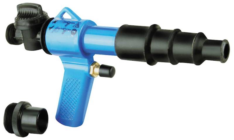 OTC 6043 Edelstahl Mehrzweck-Reinigungspistole mit Venturi-Ventil für schnelles und effizientes Spülen von Kühlsystemen, Waschmaschinen und Ladenböden von OTC