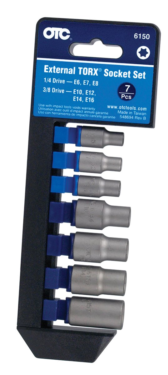 OTC 6150 Torx-Steckschlüsselsatz, außen, 7-teilig von OTC