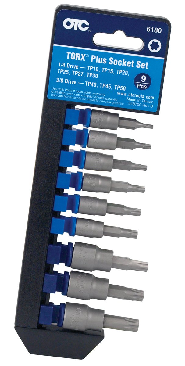 OTC 6180 TORX Plus Bit-Steckschlüsselsatz, 9-teilig von OTC