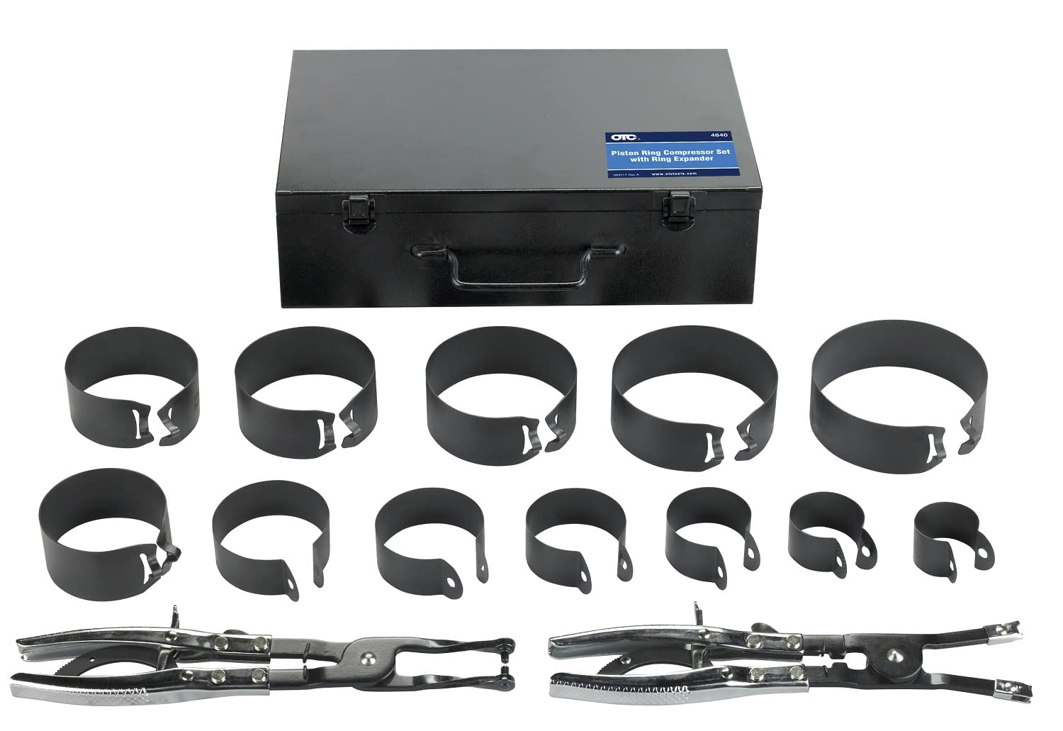OTC Kolbenring-Kompressor Set mit Ringdehnzange 4840 OTC Kolbenring-Kompressor Set mit Ringdehnzange 4840 von OTC