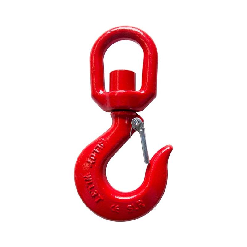 Hebeketten, 1 Tonne mit Riegel, Schnellspanner, gesenkgeschmiedeter legierter Stahl, hängender, drehbarer Ösenhaken, Kran, industrieller Schäkel, Hardware-Heben,Hochleistungskette von OTENC