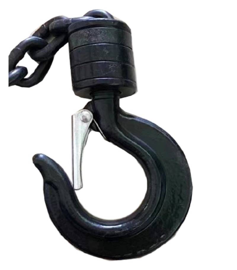 Hebeketten, 1Ton -3Ton drehbarer Auf- und Ab-Haken for Heben von Elektrokettenzügen, manueller Hebelblock-Kran-Frachthaken,Hochleistungskette(3T 10MM 1pc down) von OTENC