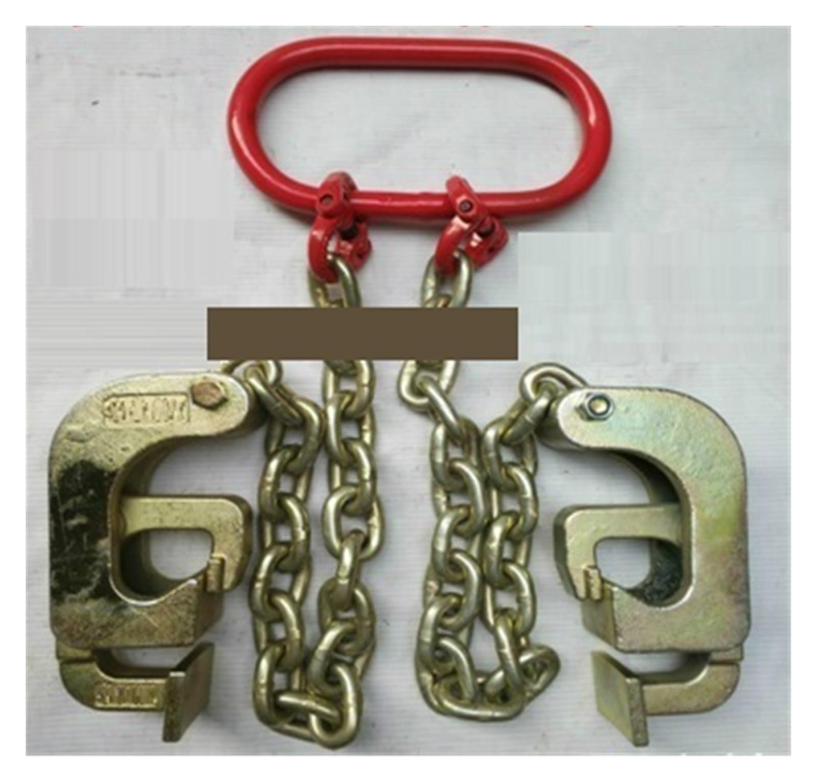 Hebeketten, 1Tonne for 2-Fass-Eisen-Fassheber, Clip-Hängeklemme, Fass-Kettenschlingenhaken,Hochleistungskette(40020030) von OTENC