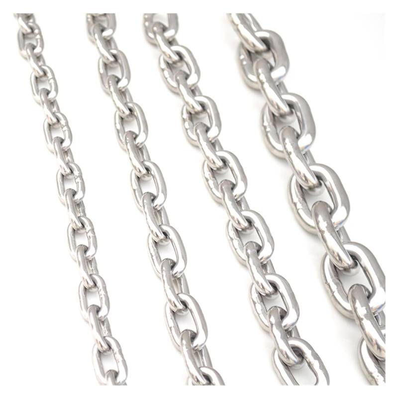 Hebeketten, Hebekette aus Edelstahl 304 (Langer/kurzer Ring), Diebstahlsicherungskette, Wäscheleinenkette, 1,2 1,5 2 2,5 3 4 5 6 8 mm,Hochleistungskette(8.0mm) von OTENC