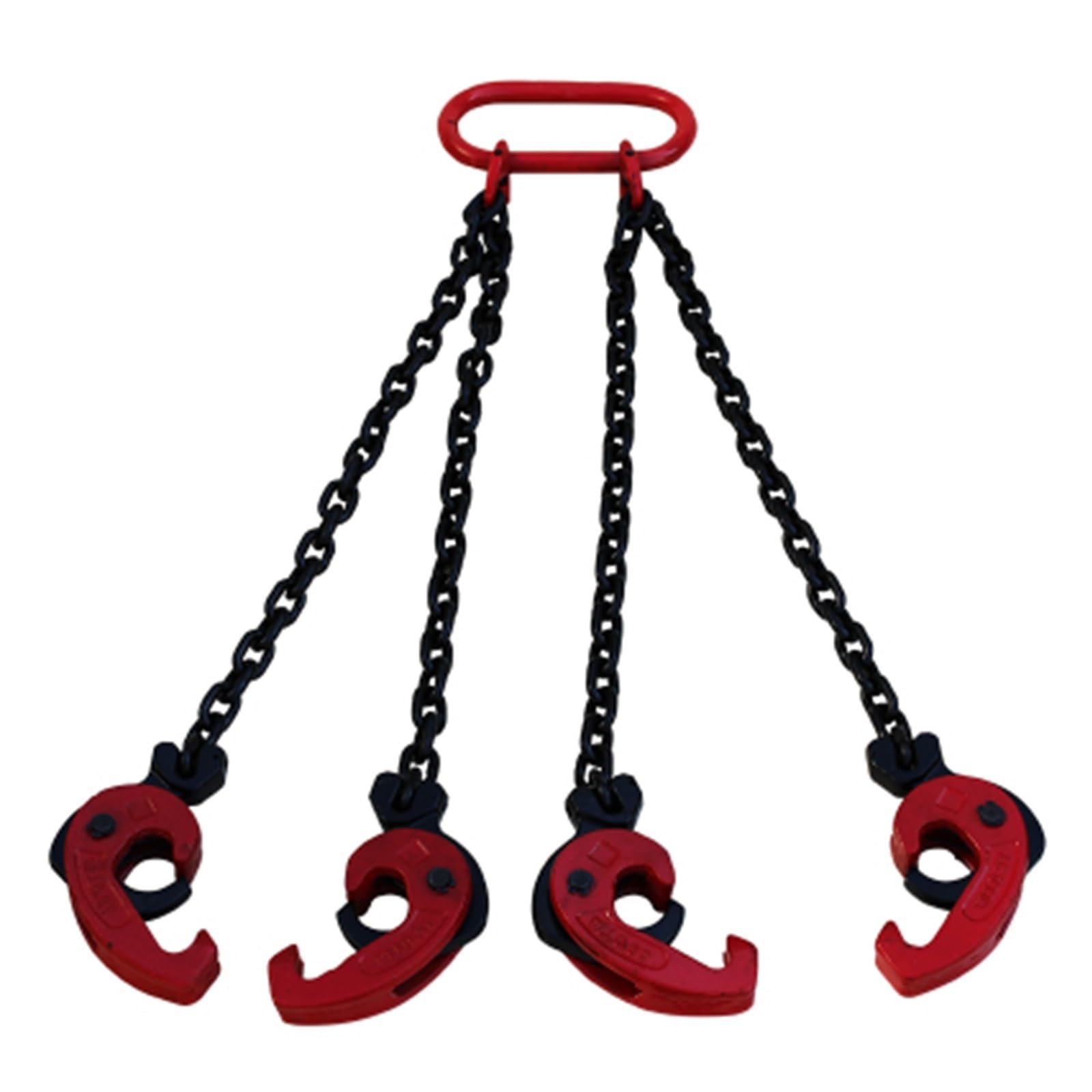 Hebeketten, Kettenschlinge, 1Tonne -2TON Eisen-Ölfassheber, Klemme aus Kunststoff, Eimer, Fass, Öltank, Dose, G80-Kettenschlinge,Hochleistungskette(40020041 2T) von OTENC