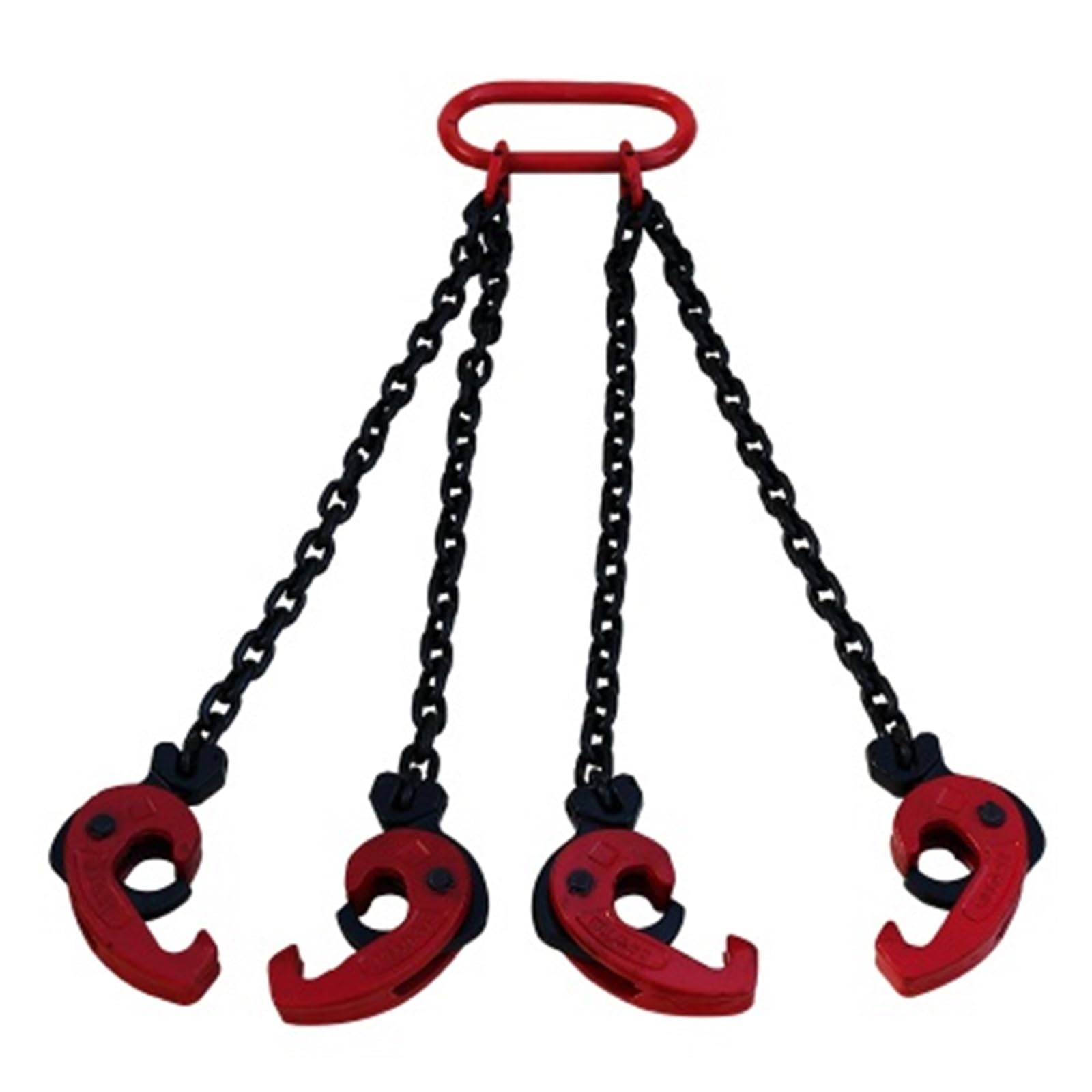 Hebeketten, Kettenschlinge, 2T – 1,2 Tonnen Ölfassheberklemme for Gabelstapler, Hubwagen, Fass, Öltank, Kann Kettenschlinge, Eimerhaken. Reifenreparaturwerkzeuge,Hochleistungskette(40020041 2T) von OTENC