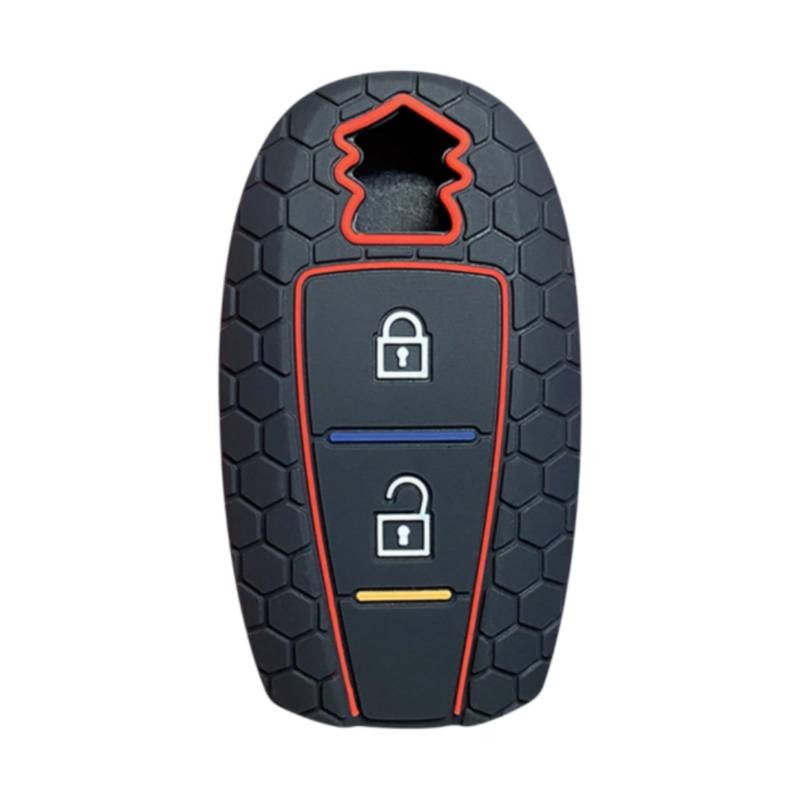 OTMIK Silikon Auto Schlüssel Abdeckung für Suzuki Sx4 Scross Vitara Swift Baleno 2 Knopf Schlüsselhülle Zubehör von OTMIK