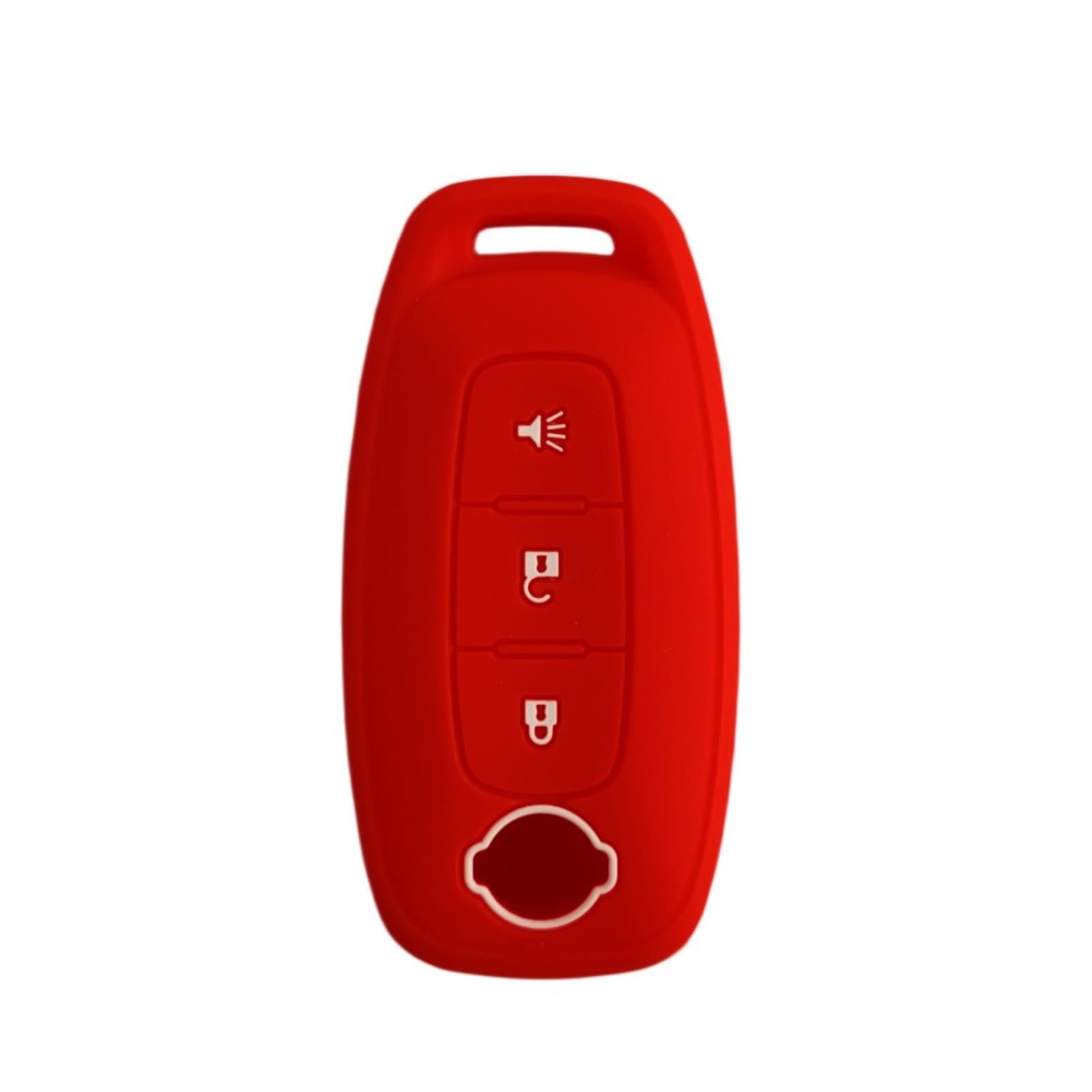 OTMIK Silikon Auto Schlüssel Abdeckung passend für Nissan X-Trail T33 Qashqai J12 Teana Altima Ariya 2022 2023 Schlüsselschale Zubehör (Rot) von OTMIK