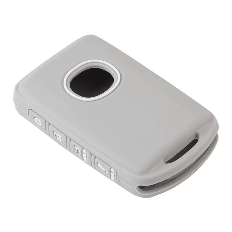 OTMIK Silikon-Autoschlüssel-Hülle, passend für Mazda 3, Alexa, CX30, CX5, CX3, CX8, CX9, CX4, Schlüsselgehäuse, Zubehör (grau) von OTMIK