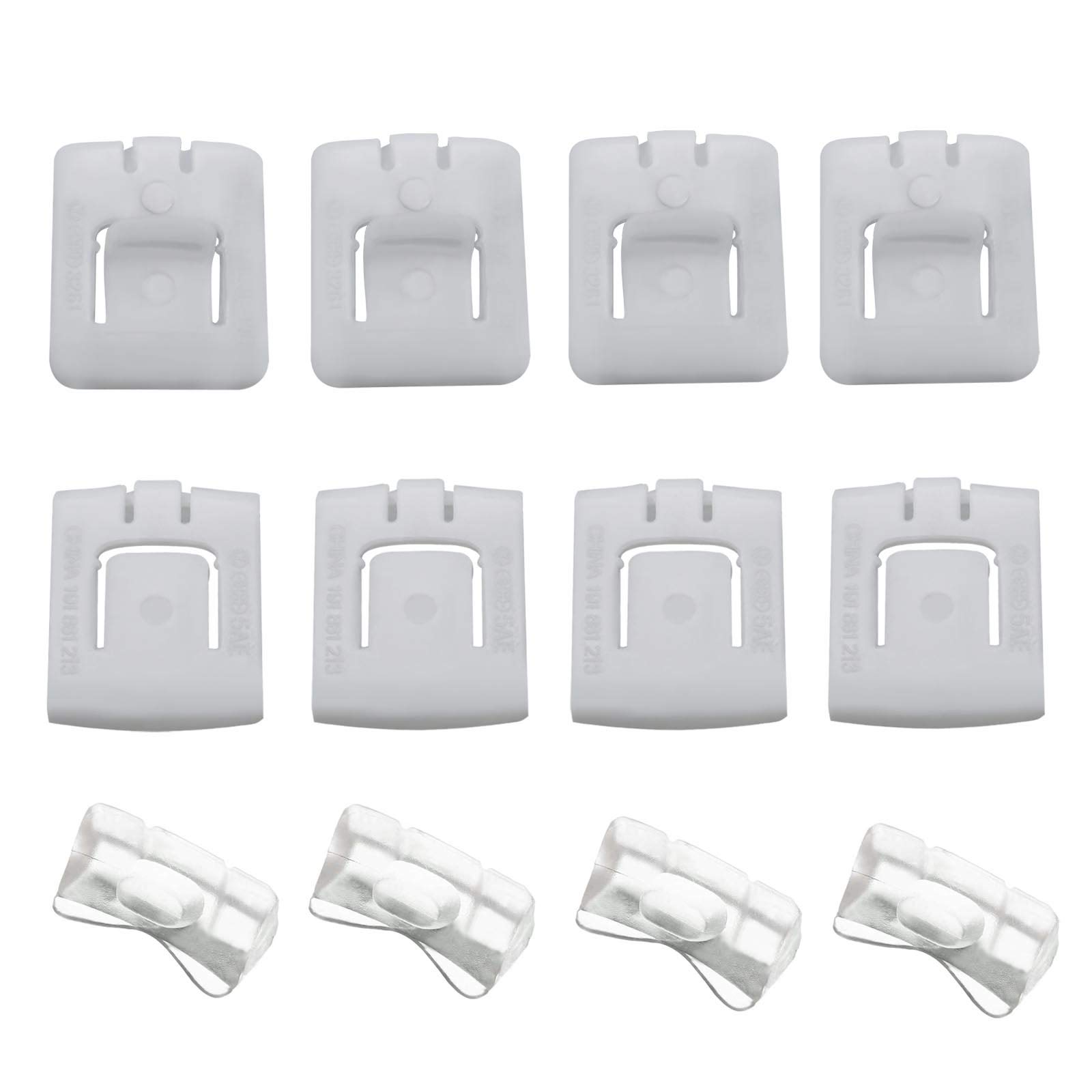 OTOTEC 12-teiliges Set für Autositzschiene, Gleitschiene, Gleitstück-Set, 435881203A 171881213B, Kunststoff-Sitzschnallen-Befestigungs-Clips, kompatibel mit MK1, MK2, MK3 Golf OTOTEC 12-teiliges Set für Autositzschiene, Gleitschiene, Gleitstück-Set, 435881203A 171881213B, Kunststoff-Sitzschnallen-Befestigungs-Clips, kompatibel mit MK1, MK2, MK3 Golf von OTOTEC