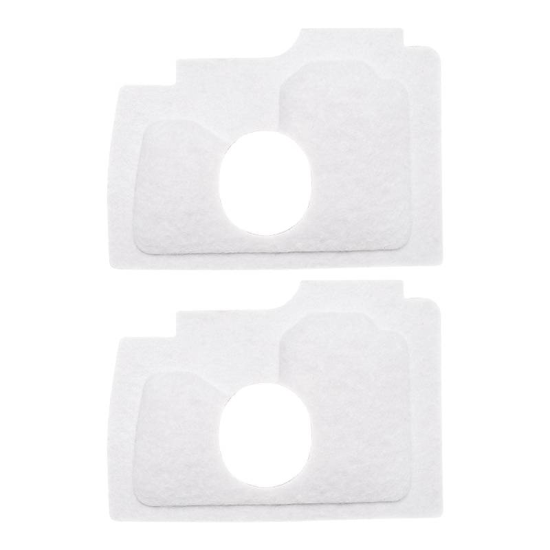 2 Stück Luftfilter Ersatz kompatibel mit Stihl MS170 MS180 017 018 Rasenmäher Filterpads doppellagige Baumwoll-Luftfilter 90 x 65 mm weiß von OTOTEC