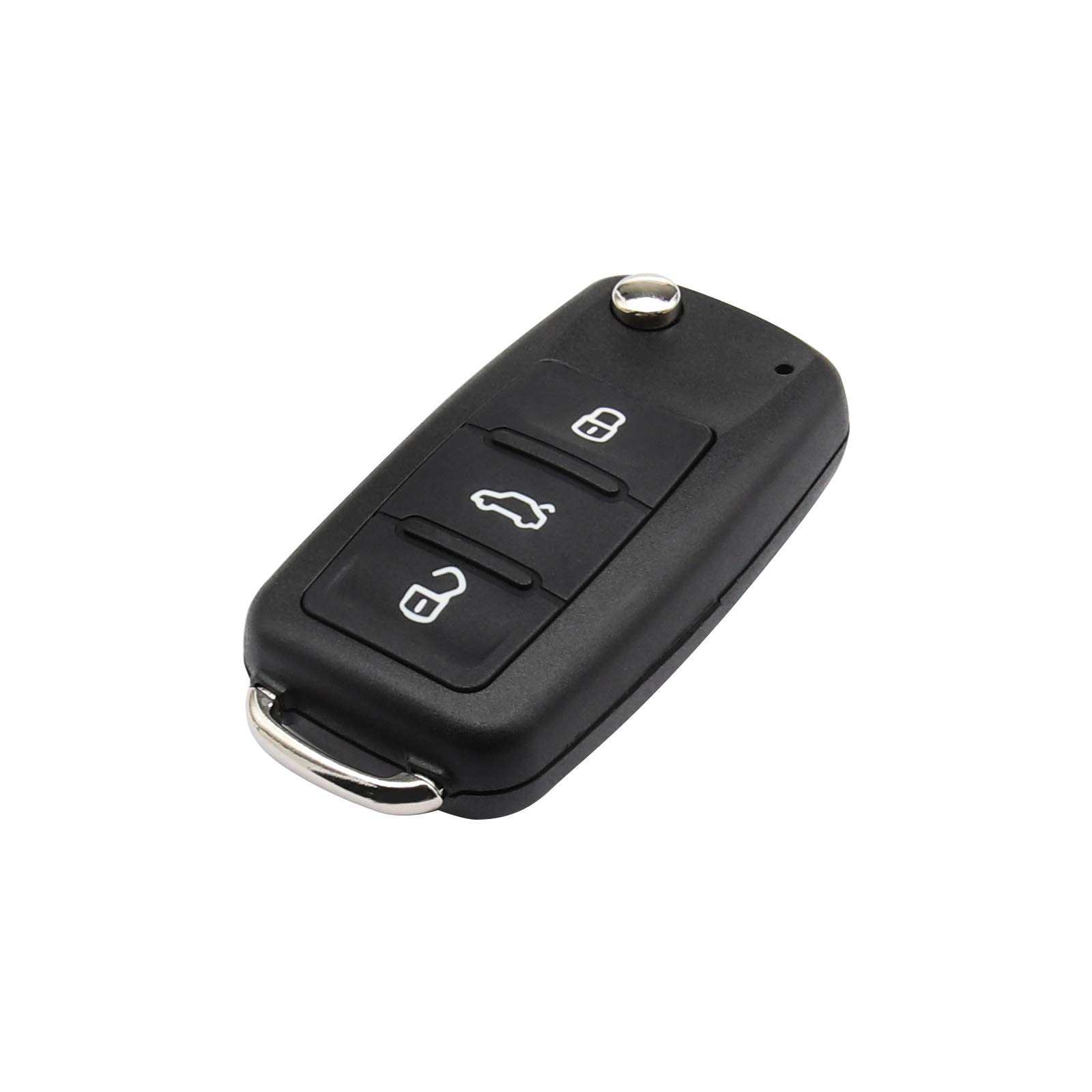 OTOTEC Klappschlüsselgehäuse mit 3 Tasten, Ersatzgehäuse mit ungeschnittenem Schlüsselblatt, kompatibel mit Golf Polo Jetta Caddy OTOTEC Klappschlüsselgehäuse mit 3 Tasten, Ersatzgehäuse mit ungeschnittenem Schlüsselblatt, kompatibel mit Golf Polo Jetta Caddy von OTOTEC