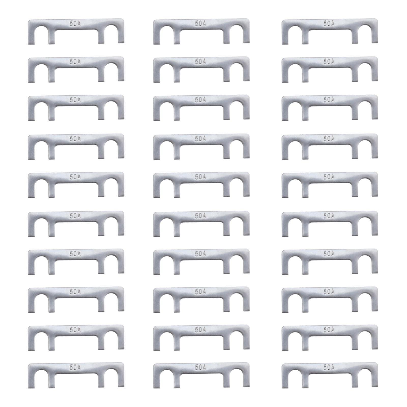 30PCS 50A Amp Car Flat Fuse Strip Link Diesel Glow Plug Relais Classic Accessories Replacement Parts for Car Truck Automotive Silver Tone Zink Alloy DC 32V 30PCS 50A Amp Car Flat Fuse Strip Link Diesel Glow Plug Relais Classic Accessories Replacement Parts for Car Truck Automotive Silver Tone Zink Alloy DC 32V von OTOTEC