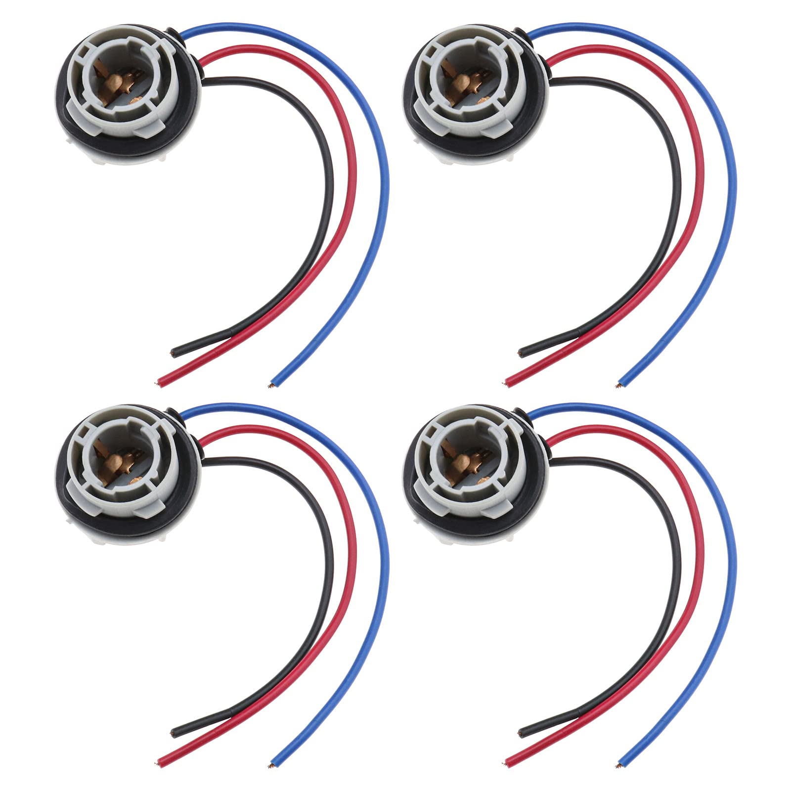OTOTEC 4 Stück 1157 Lampenfassung BAY15D Lampenfassungsadapter Basisanschluss für Rücklicht, Bremslicht, Markierungslicht, Tagfahrlicht, Rückfahrscheinwerfer OTOTEC 4 Stück 1157 Lampenfassung BAY15D Lampenfassungsadapter Basisanschluss für Rücklicht, Bremslicht, Markierungslicht, Tagfahrlicht, Rückfahrscheinwerfer von OTOTEC