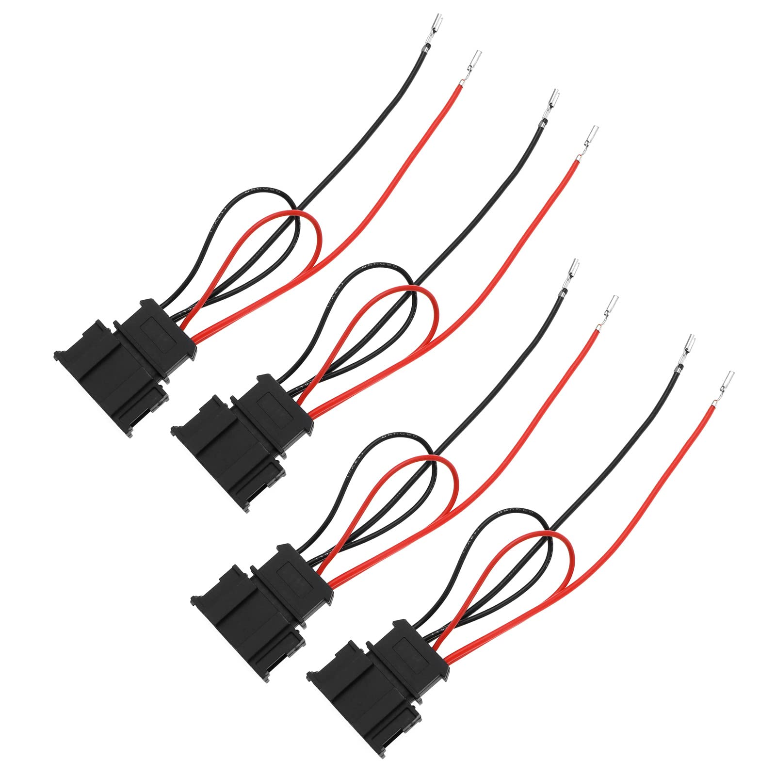 4-teiliger Lautsprecher-Adapter Ersatzkabel Autolautsprecher Kabelbaum Adapter Stecker, Kompatibel mit Seat Altea, Kompatibel mit VW, Kompatibel mit Skoda von OTOTEC