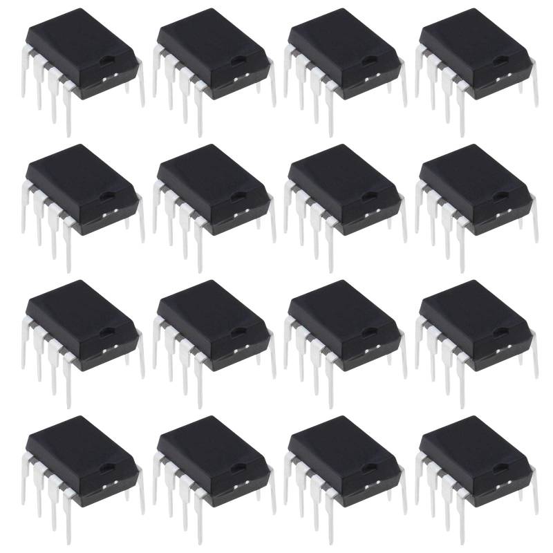 50 Stück UA741 Allzweck-Operationsverstärker mit Hoher Verstärkung 8-poliger LM358-Chip-Operationsverstärker-Zubehör für Elektrische Haushaltsgeräte von OTOTEC
